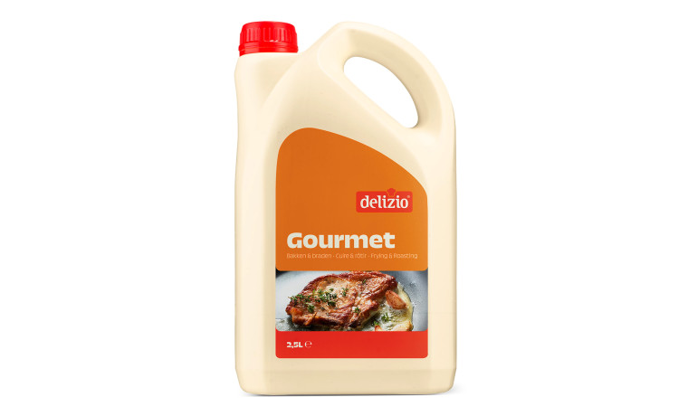Gourmet Cuire et Rôtir Delizio - Huile de cuisson semi-liquide - Bouteille de 900ml