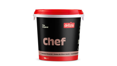 Graisse à friture liquide Delizio - Gros conditionnement 10L - Seau de 10L