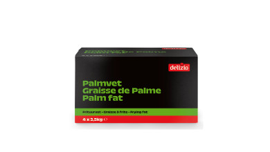 Graisse de Palme Delizio - Gros conditionnement 10kg - Etui de 10kg (4 x 2.5Kg)
