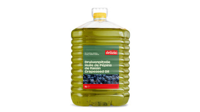 Huile de pépins de raisin Délizio  - Bouteille de 5L