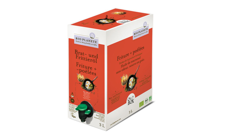 Huile de tournesol désodorisée bio spéciale cuisson en Bag in Box - Bag in Box 10L