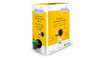 Huile de tournesol vierge bio en Bag in Box - Bag in Box 3L
