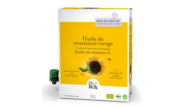 Huile de tournesol vierge bio en Bag in Box - Bag in Box 3L