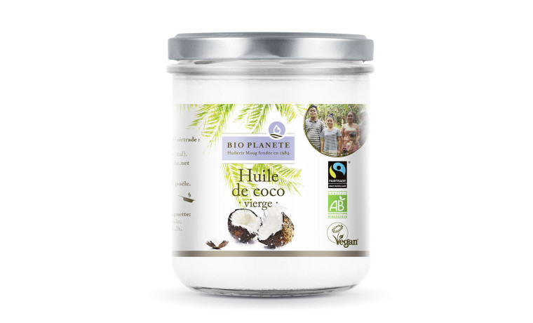 Huile de coco vierge bio et Fair Trade - Seau de 2,5L
