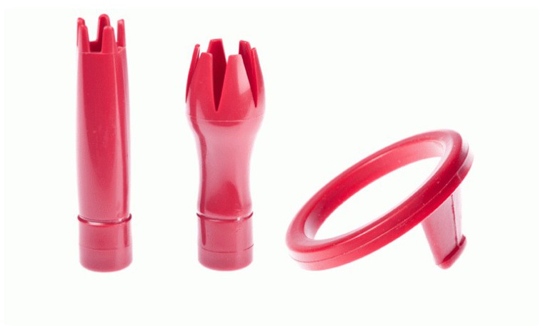 Pack 2 douilles décor + 1 joint silicone pour siphon GOURMET WHIP et THERMO WHIP
