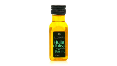 Mignonnette d'huile d'olive vierge extra au basilic - Mignonnette 20ml