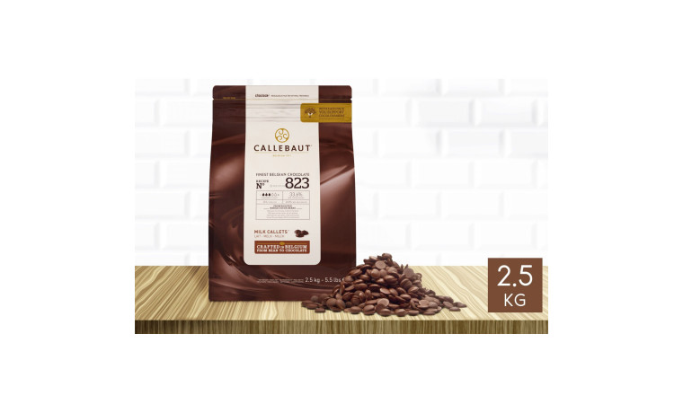 Chocolat au lait 823 pistoles 1 kg - Le sachet 1 kg