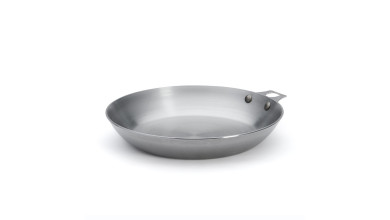 Poêle 28 cm en acier Mineral B Element manche amovible De Buyer - La Poêle de 28 cm