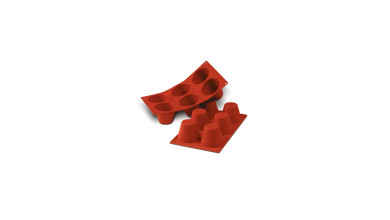 Moule silicone 6 grands babas - Le moule