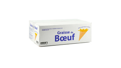 Graisse de boeuf -Caisse de 10kg - Carton de 10kg