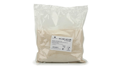 Agar-agar en poudre – sachet 1 kg – pour préparations cuisine et fabrication de glaces en milieu professionnel - Sachet 1kg