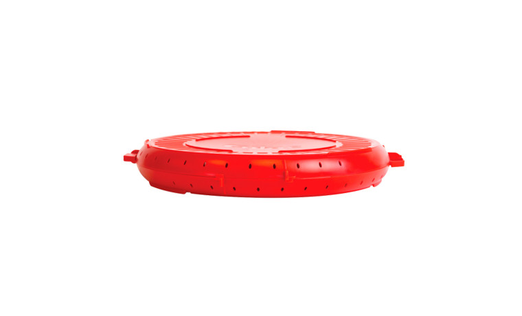 Boîte ronde réutilisable pour pizza et tarte, idéale pour la restauration professionnelle et le service en cuisine. - La boîte r