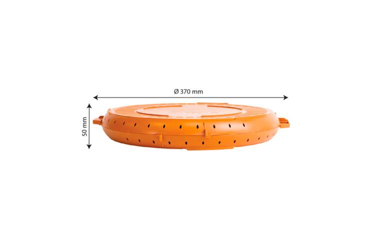Boîte ronde réutilisable pour pizza et tarte, idéale pour la restauration professionnelle et le service en cuisine. - La boîte r
