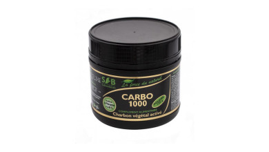 Charbon alimentaire activé en poudre Carbo 1000 (pour usage professionnel) - Pot de 150 g