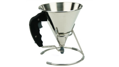 Mini-entonnoir à piston automatique avec support – Kwik - Entonnoir + support