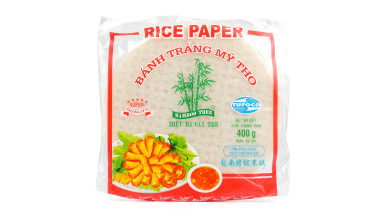 Feuille de riz 22 cm pour nems - professionnelle CHR et snacking - Sachet de 400g