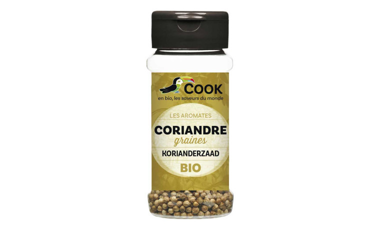 Graines de coriandre bio pour cuisine professionnelle et préparation pâtisserie/glacerie - Sachet de 500g