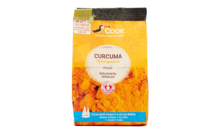 Curcuma bio et équitable - Sachet de 500g
