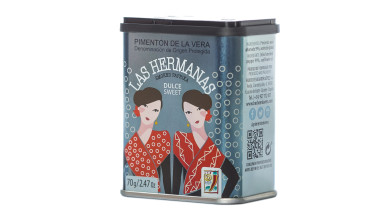 Pimentón de la Vera doux AOP (paprika fumé) - Boîte fer de 750g