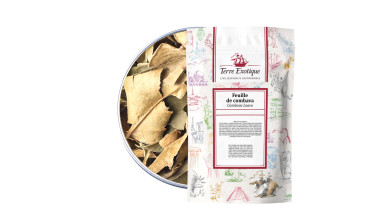 Feuilles entières de combava de Madagascar - Sachet de 100g