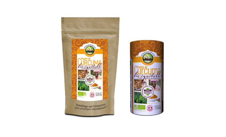 Poudre de curcuma bio Ethnoscience - Sachet 500g