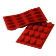 Silicone mould 16 small oval ovens