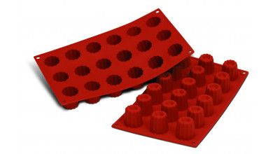 Moule silicone 18 mini cannelés Bordelais