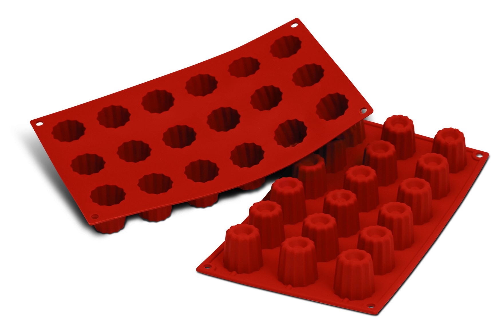 Moule silicone 18 mini cannelés Bordelais Silikomart 