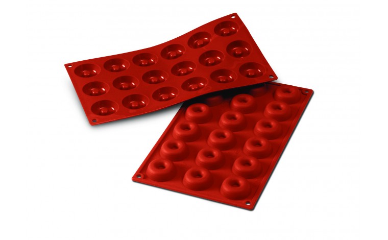 Silicone mould 18 mini savarins