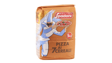 Farine à pizza 7 céréales Spadoni W270/300 – Pizza Nera - Sac de 5kg