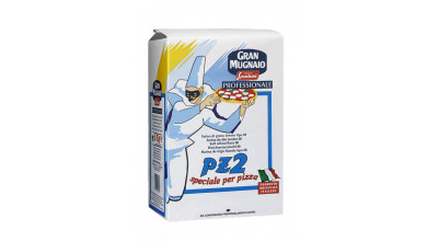 Farine italienne Spadoni PZ2 pour pizza type 00 W200, levage 4 à 6 h - Sac de 5kg