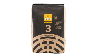 Petra 3 – Farine spéciale pizza et focaccia type 1 moulue sur pierre, en sacs en gros - Sac de 12.5kg