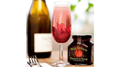 Fleurs d’hibiscus au sirop Wild Hibiscus - Pot de 1.1kg (environ 50 fleurs)