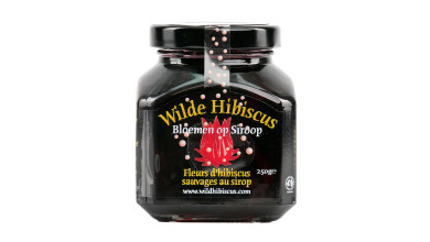 Fleurs d’hibiscus au sirop Wild Hibiscus - Pot de 1.1kg (environ 50 fleurs)
