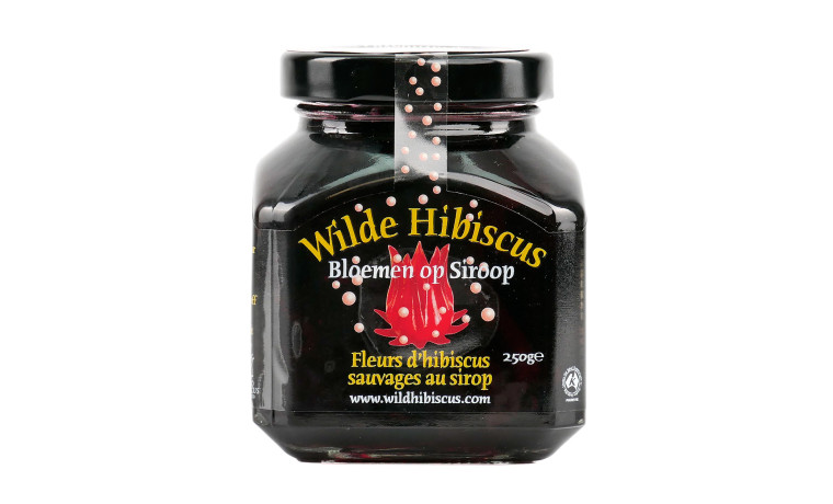 Fleurs d’hibiscus au sirop Wild Hibiscus - Pot de 1.1kg (environ 50 fleurs)