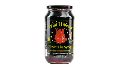 Fleurs d’hibiscus au sirop Wild Hibiscus - Pot de 1.1kg (environ 50 fleurs)