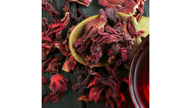 Fleurs d’hibiscus bio – Fleurs entières - Sachet de 500g