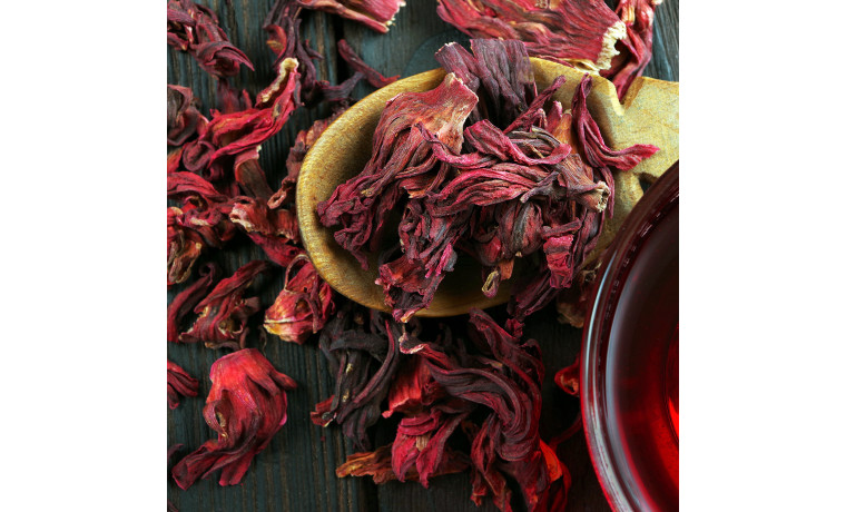 Fleurs d’hibiscus bio – Fleurs entières - Sachet de 500g