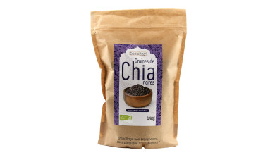 Graines de chia biologiques – Ethnoscience - Sachet de 600g