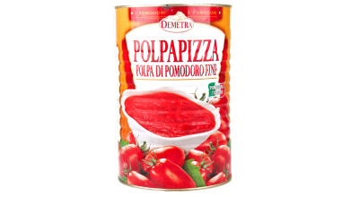 Pulpe de tomate fine italienne Demetra Polpapizza, spéciale pizza - Boîte 5/1 - 4050g 