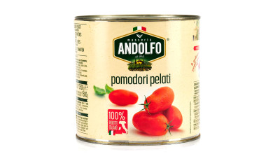 Tomates italiennes pelées au jus pour la cuisine professionnelle, idéales pour préparer des bases de sauces et préparations culi