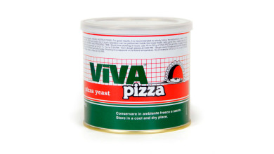 Viva Pizza levure sèche active à réhydrater pour préparation pizza en cuisine professionnelle - Boîte métal de 500g