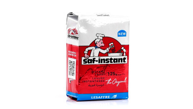 Levure sèche instantanée Saf-Instant Rouge pour boulangerie et préparation de pâtes levées en cuisine professionnelle - Sachet d
