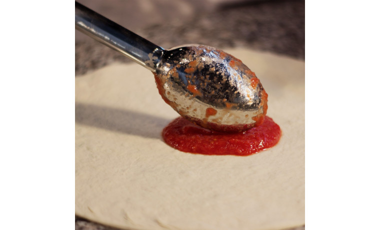 Cuillère en inox spéciale sauce tomate pour pizza napolitaine – Contenance 53 g - La cuillère