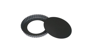 Moule à tarte rond professionnel à fond amovible - Moule diamètre 24cm