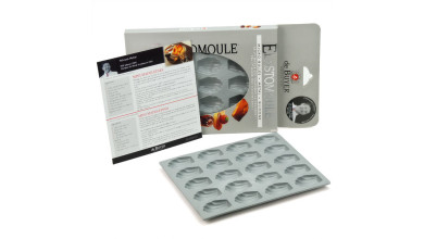 Moule à mini madeleines en Elastomoule - Moule 20 mini-madeleines