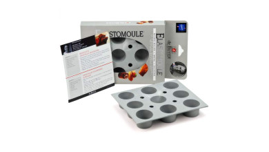 Moule à mini muffins en elastomère (Elastomoule) pour la pâtisserie professionnelle et la glace en portions individuelles - Moul