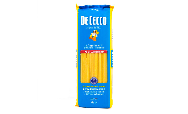 Linguine n°7 De Cecco pour la cuisine professionnelle - Sac Food Service 3kg