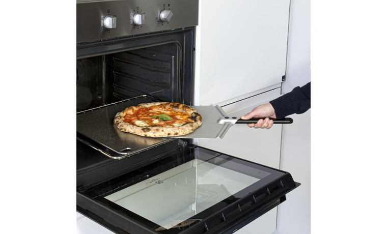 Pelle à pizza classique en aluminium, 30 cm pour la cuisine professionnelle et les services de pizza en CHR - La pelle