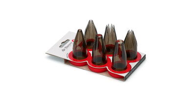 Coffret de 6 douilles assorties en tritan pour la cuisine professionnelle et la préparation de vos desserts glacés - 6 douilles